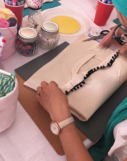 Atelier tote bag à Bruges