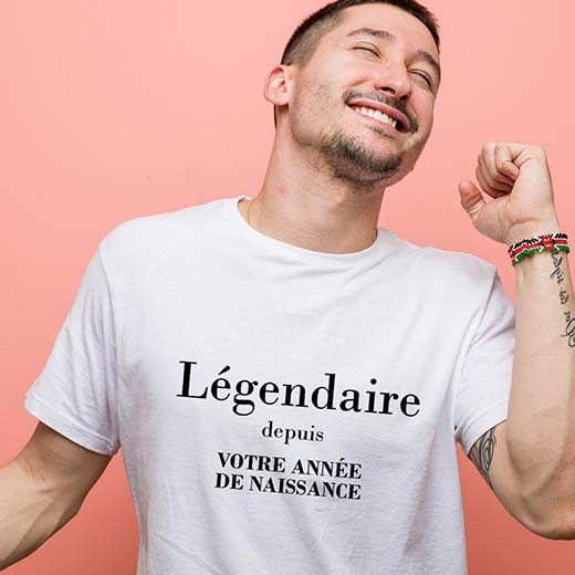 Tee shirt personnalisé EVG - Légendaire