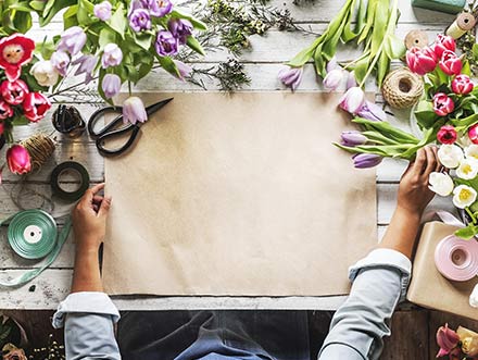 Atelier art floral DIY à Marseille